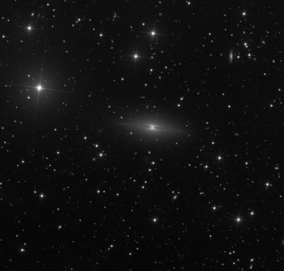 NGC7814 Raw Luminance (B&amp;W) file to show a different perspective of the faint background galaxies.