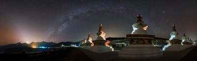 Milky way and Zodiacal light over Meili snow mountain_small.jpg