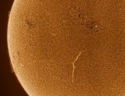 Solar Filament with Sunspots in High Solution_by Wang Letian_small.jpg