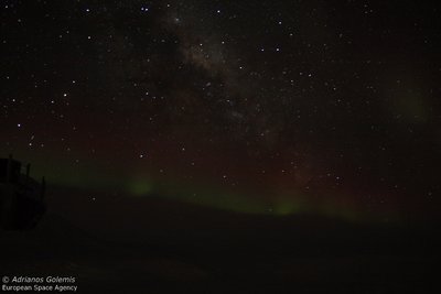 The Milky Way rises beneath an Aurora-lit horizon [Adrianos Golemis]_small.jpg