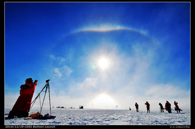 NASA's scientific balloon with a 22-deg halo (3)