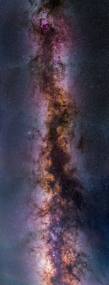 1/4 of the milky way