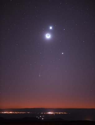 Moon Venus Jupiter and Panstarrs.jpg