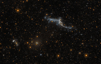 Possible bridge between NGC6872 and NGC6876