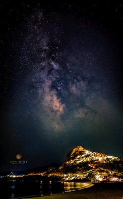APOD YannisLarios MilkyWay over Skyros island Chora Greece.jpg