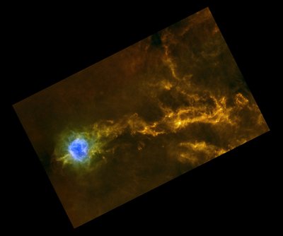 Dense filaments of gas in IC5146<br />Credits: ESA/Herschel/SPIRE/PACS/D. Arzoumanian (CEA Saclay) <br />for the “Gould Belt survey” Key Programme Consortium.