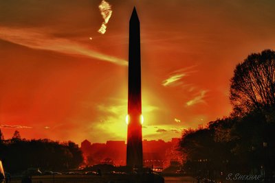 Vernal Equinox 2016 Sunset Washington Monument.jpg