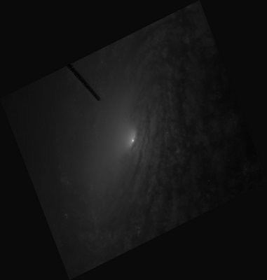 ACS HRC F814W (near-infrared) view of NGC 5033 nucleus