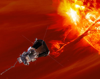 NASA's Solar Probe Plus will enter the sun's corona to understand space <br />weather using a Faraday cup developed by the Smithsonian Astrophysical <br />Observatory and Draper Laboratory. Credit: NASA/JHU-APL