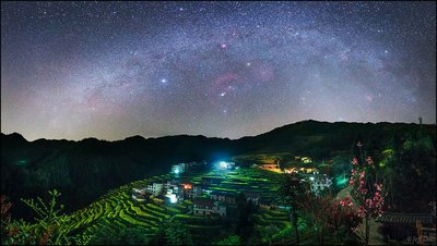 Milky way and spring Blossoms_small.jpg
