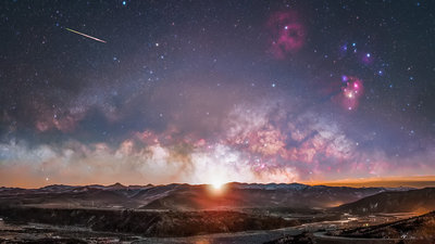 Meteor, Moon and the Milky Way.jpg