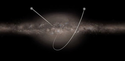 Stars speeding through the Galaxy - Credit: ESA