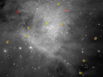 Substellar Objects in Orion<br />Credits: NASA , ESA, and G. Strampelli (STScI)