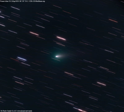 Comet Atlas Y4 on 10 APR 2020