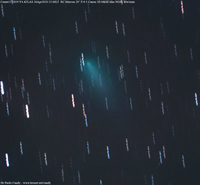 Comet Atlas Y4 (Cloud) - 26 Apr 2020