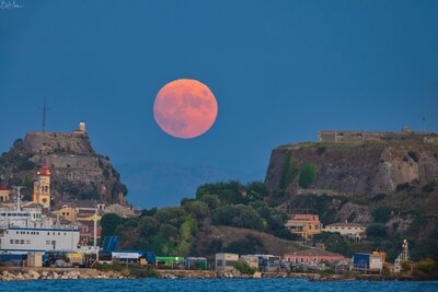 Full Moon of Corfu - The Two Fortresses