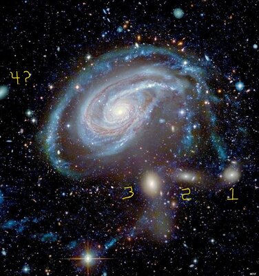Four companion galaxies to Arp 78