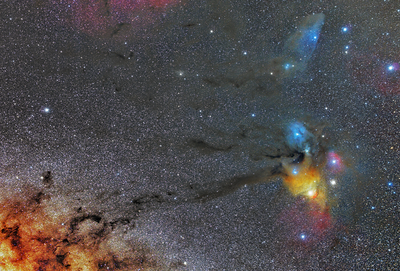 Blue Horsehead Antares Rho Ophiuchi and the Milky Way.png