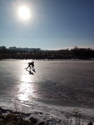 Racing one another on the ice.jpg