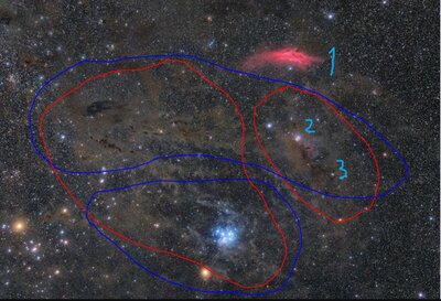 Where are the Perseus and Taurus Molecular Clouds?