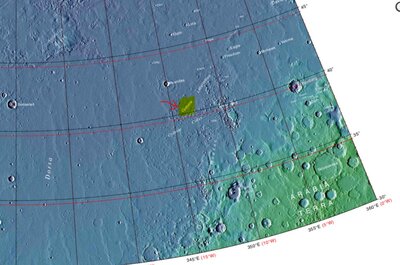 The Cydonia Region on Mars