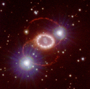 Hubble Composite of SN1987A