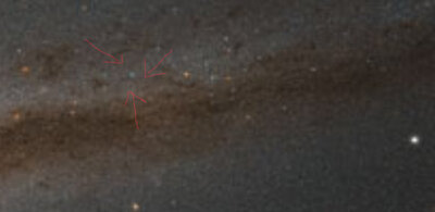 Blue Spot In NGC 7814?