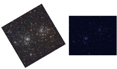 Double Cluster - Two Views