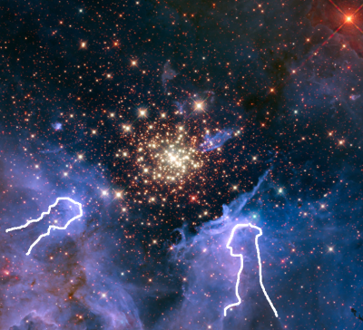 Pillars near NGC 3603 NASA ESA R OConnell.png