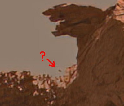 floating rock at siccar point on mars.JPG