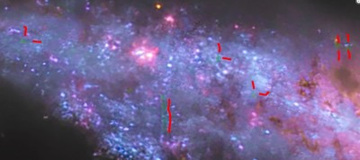 green spots in ngc4361.JPG