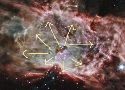 Flame Nebula infrared X rays stellar wind.png
