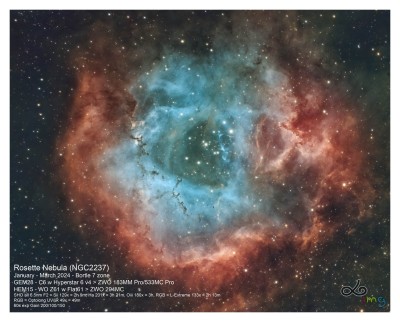 NGC2237 Rosette Nebula SHO w RGB - January - March 2024 - doimg.jpg