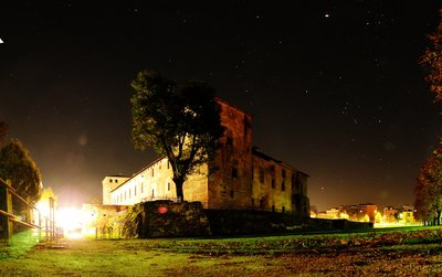 Orion above the castle.