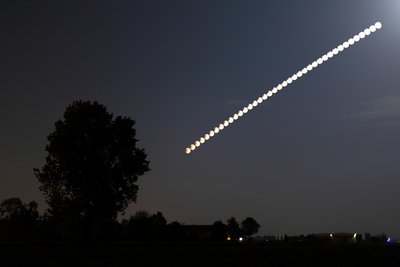 Partial lunar eclipse