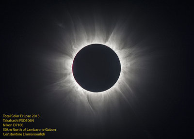 Single image from Maximum eclipse