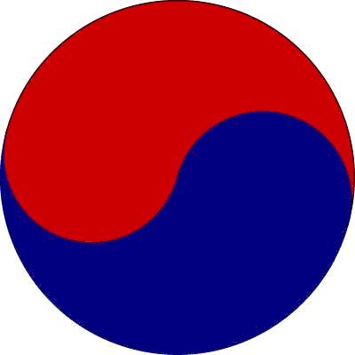 Korean Flag Yin-Yang
