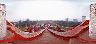 From the top of Samrat Yantra, Jantar Mantar, delhi