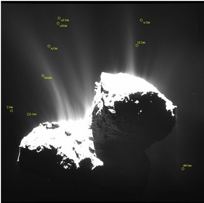 67P/C-G in Cassiopeia