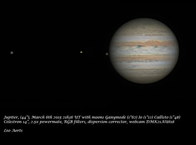 Jupiter 6 maart 2015 21h36 UT Callisto Io Ganymedes.jpg