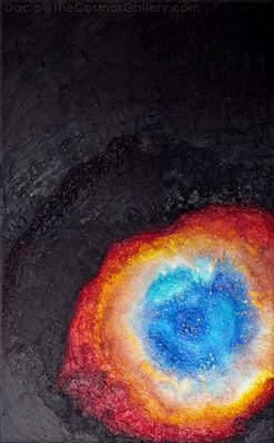 The Helix Nebula, painted by Dacio