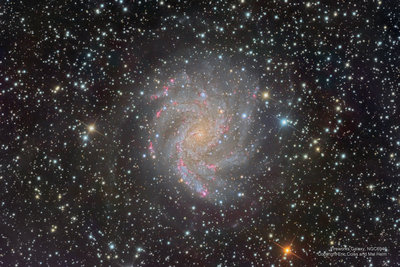 The Fireworks Galaxy, NGC 6946, HaLRGB