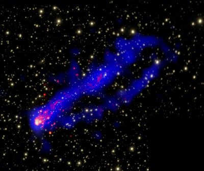 For comparison Galaxy ESO 137-001... Credit Chandra/NASA