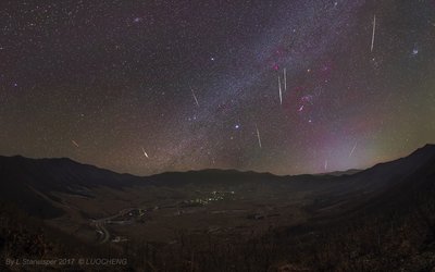 Quadrantids above the Chinese XIUYAN crater2_small.jpg