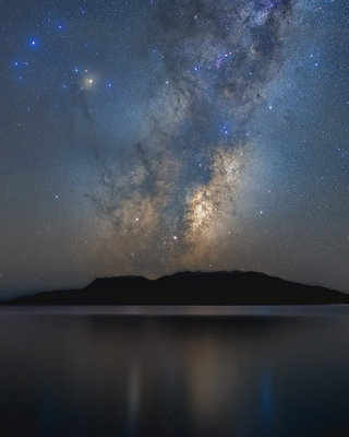 Milkyway rising - Lake Tarawera