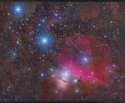 NGC2024 Flame Nebula, B33 Horsehead Nebula and Orion's Belt_small.jpg