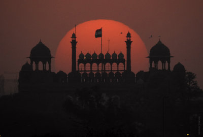 Sun meets Red Fort.jpg