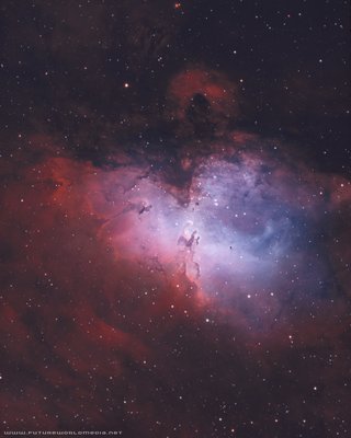 2018 06-18 - M16 The Eagle Nebula in BiColor (Mono-152mm Ref)_small.jpg