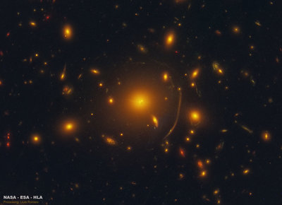 Abell 383 - Gravitational lenses