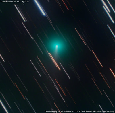 Comet Atlas Y1 - 23 Apr 2020